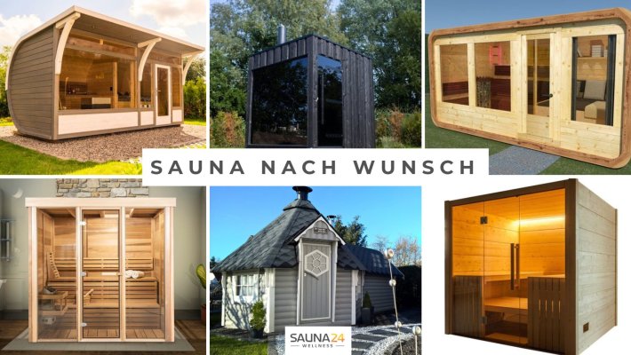 Sauna nach Herzenswunsch  - Sauna für den eigenen Garten - Verschiedene Sauna Varianten 