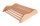 sentiotec Holzkopfstütze mit Welle aus hellem Holz