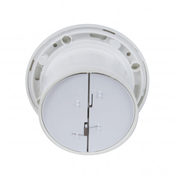 Hitzebeständiger Saunalüfter mit Rückschlagventil eckige Abdeckung, D=100mm, 105 m³ / h