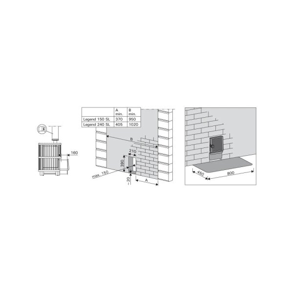 Harvia Legend 240SL / Leistung 21,0 kW