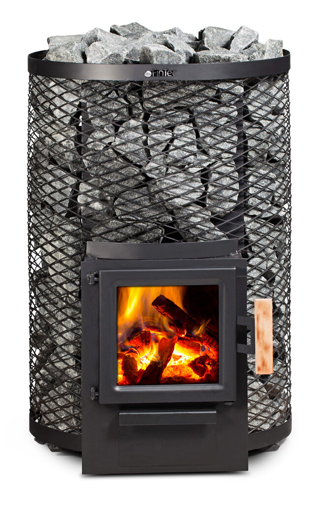 FinTec Kjeld holzbeheizter Saunaofen / Leistung 9,0 – 17,5 kW