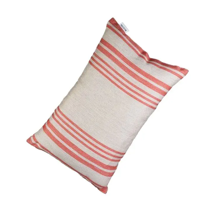 Saunakissen (gestreift) Rot