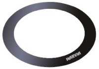 Einbaurahmen mit LED-Beleuchtung für Harvia Cilindro Öfen / für 6,8 - 9,0 kW (schwarz, ohne LED)