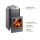 FinTec LEIF holzbeheizter Saunaofen mit Mauerhals für Außenbefeuerung / Leistung 11,8 kW