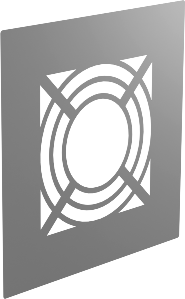 Deckenblende für Hinterlüftung