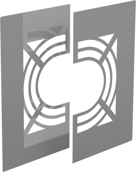 Deckenblende für Hinterlüftung