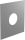 Wand-/ Deckenblende einteilig 0°
