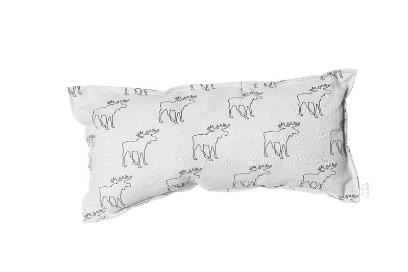 Saunakissen mit Elch-Motiv