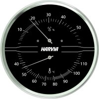 Thermo-Hygrometer - schwarz 160 mm