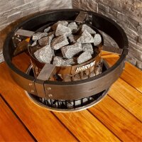Harvia Saunaofen Cilindro Black Steel