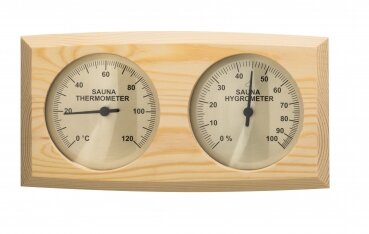 Thermo-Hygrometer geschwungenes Gehäuse