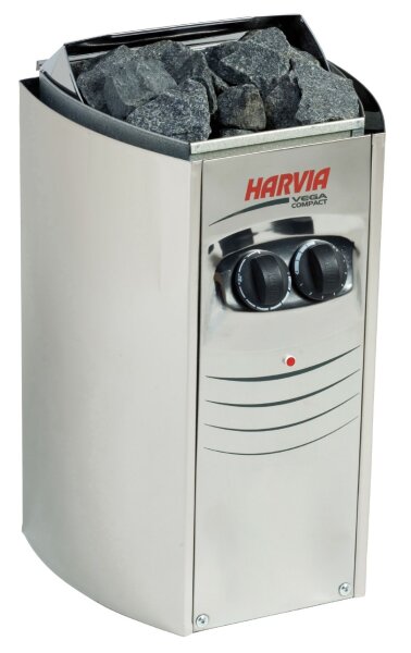 Harvia Vega Compact Elektro-Saunaofen 2,3–3,5 kW, stahl