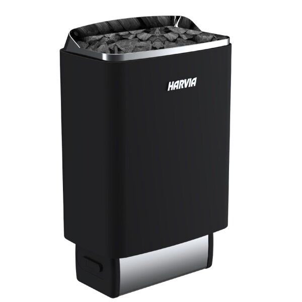 Harvia Top Steel Elektro-Saunaofen 4,5–9 kW, schwarz