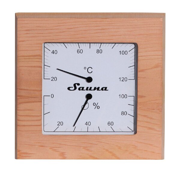 Thermo-Hygrometer Quadrat - Red Cedar