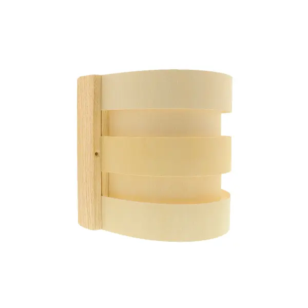Holz Lampenschirm 20 cm indirekte Beleuchtung für Sauna & Wohnbereich