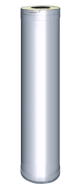Edelstahlschornstein WHP1000500 Silber (ohne Zubehörsatz)